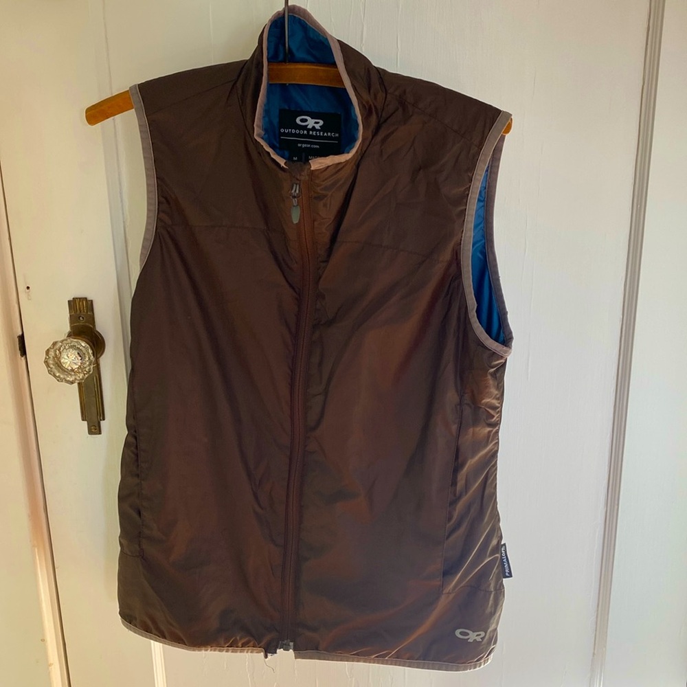 Outdoor Research Womens Primaloft Vest, size medium.